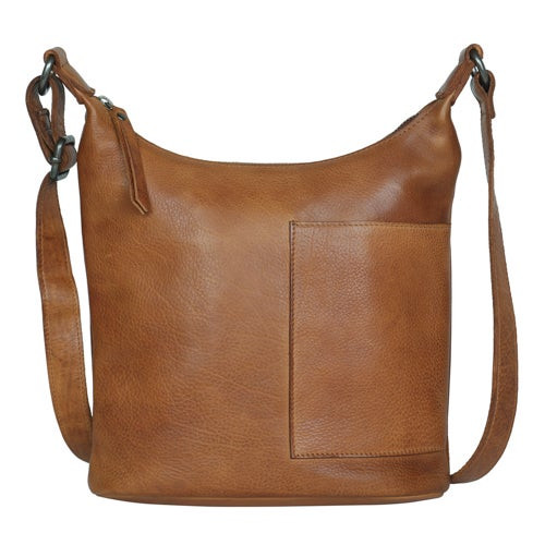 Kerry Leather Crossbody Cognac