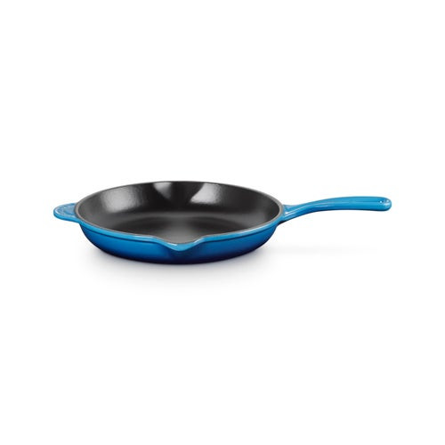 9" Traditional Cast Iron Skillet Azure Blue