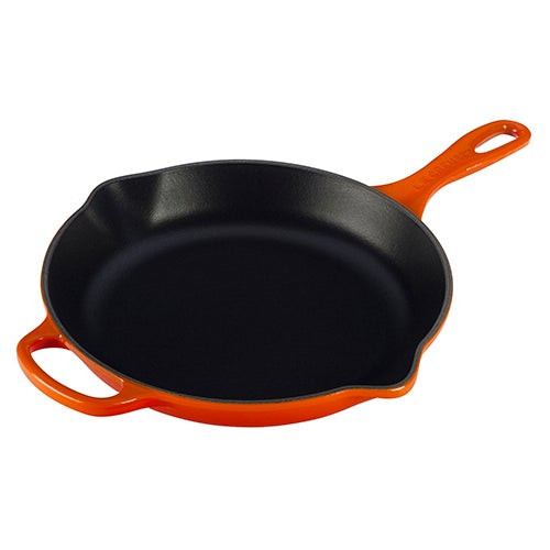 9" Signature Cast Iron Skillet Flame