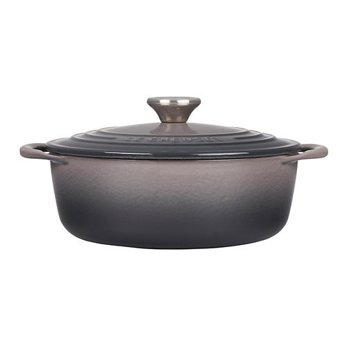 2.75qt Shallow Round Cast Iron Oven Oyster