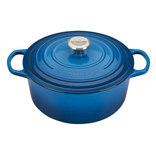 5.5qt Signature Cast Iron Round Dutch Oven Marseille