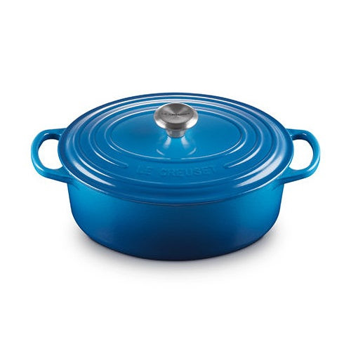 2.75qt Signature Cast Iron Oval Dutch Oven Marseille