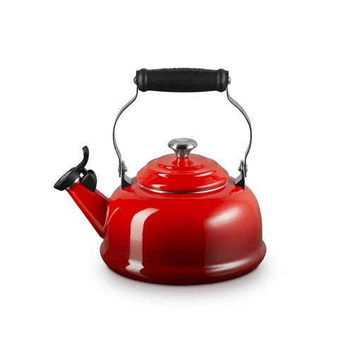 Classic Whistling Kettle w/ Metal Finishes Cerise