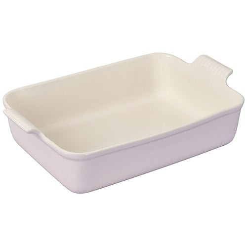 6.75qt Heritage Stoneware Deep Rectangular Lasagna Deep Baker Shallot