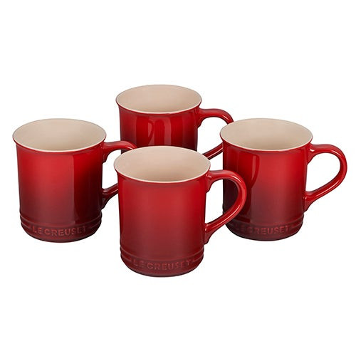 Set of 4 Vancouver Mugs Cerise