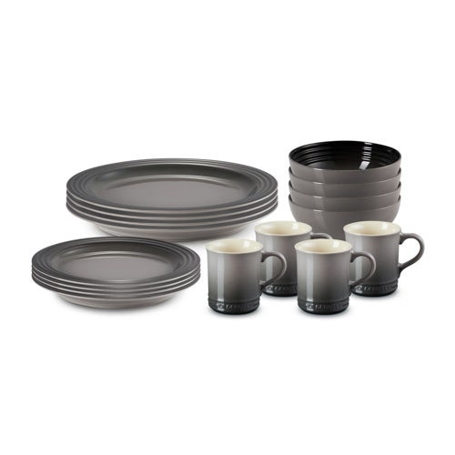 16pc Vancouver Dinnerware Set Oyster