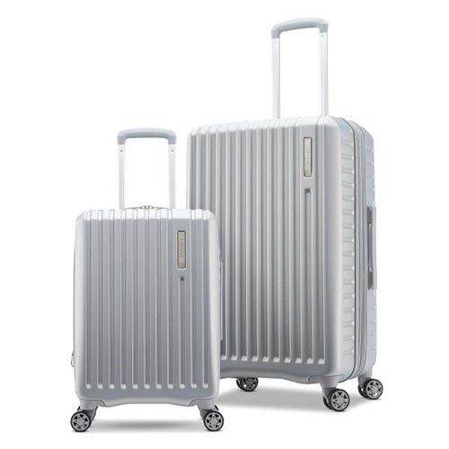 Color Spin 2pc Hardside Set Silver