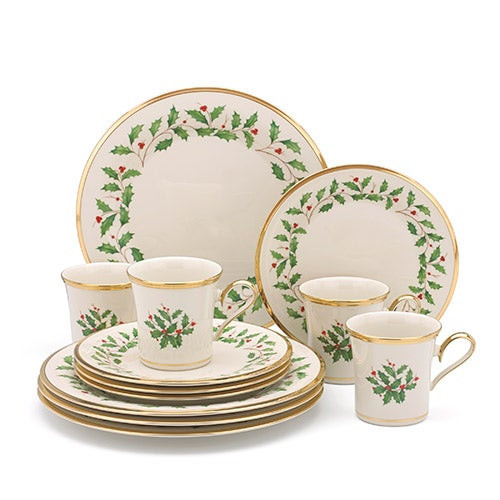 Holiday 12pc Dinnerware Set