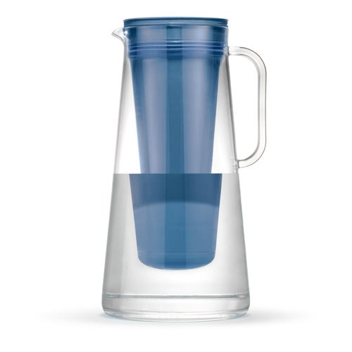 LifeStraw Home 10 Cup BPA-Free Water Filter Pitcher Stormy Blue