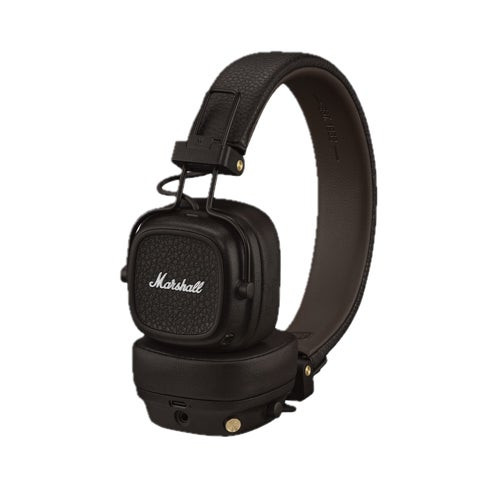 Major V On-Ear Bluetooth Headphones Brown