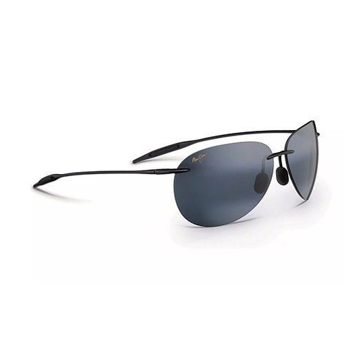 Sugar Beach Polarized Sunglasses Gloss Black Frame Neutral Gray Lens