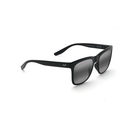 Pehu Polarized Sunglasses Black Frame Neutral Gray Lens