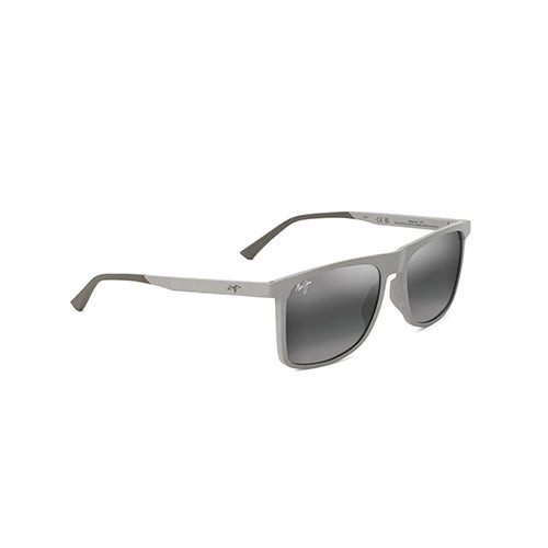 Makamae Polarized Sunglasses Matte Gray Frame Neutral Gray Lens