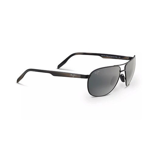 Castles Polarized Sunglasses Matte Black Frame Neutral Gray Lens