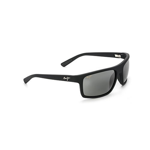 Byron Bay Polarized Sunglasses Matte Black Rubber Frame Neutral Gray Lens