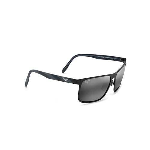 Wana Polaroized Sunglasses Matte Black Frame Neutral Gray Lens