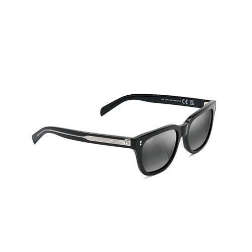 Likeke Polarized Sunglasses Black & Crystal Frame Neutral Gray Lens-Black/Neutral Gray