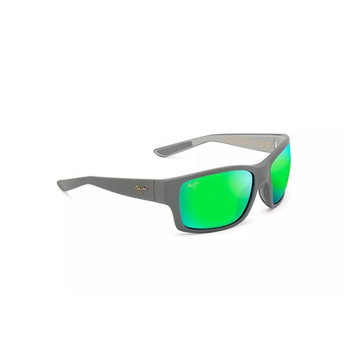 Mangroves Polarized Sunglasses Matte Gray Frame MAUIGreen Lens