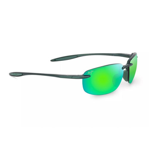 Ho'okipa Ultra Polarized Sunglasses  Metal Matte Green Frame  MAUIGreen Lens