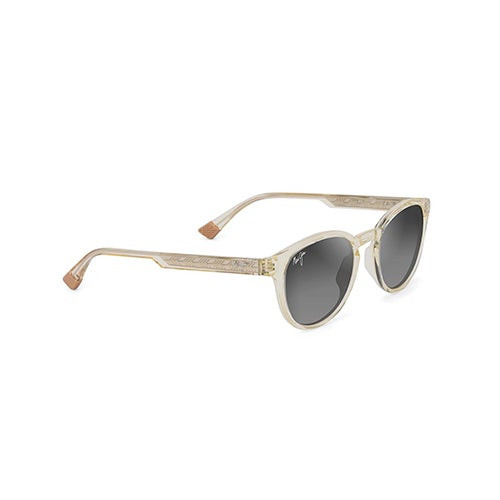 Hiehie Polarized Sunglasses Shiny Yellow Frame Neutral Gray Lens