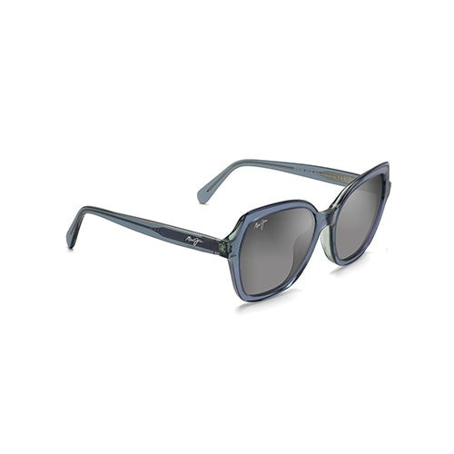 Mamane Polarized Sunglasses Teal Frame Neutral Gray Lens