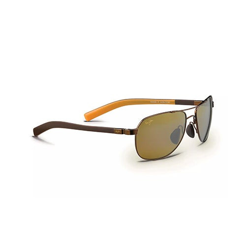 Guardrail Polarized Sunglasses Metallic Gloss Copper Frame HCL Bronze Lens