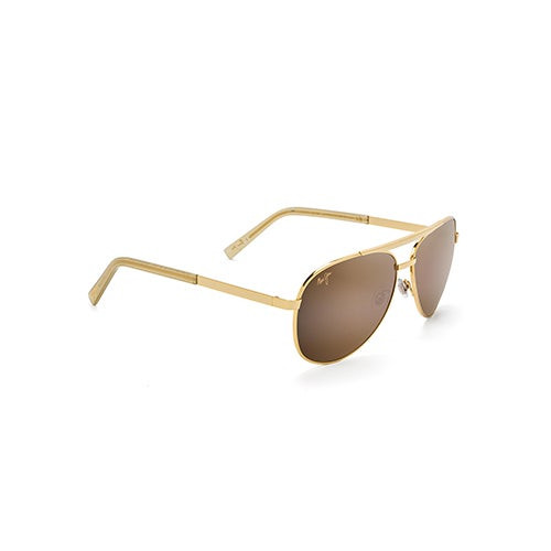 Seacliff Polarized Sunglasses Gold Frame HCL Bronze Lens