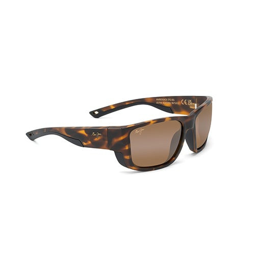 Amberjack Polarized Sunglasses Matte Tortoise Frame HCL Bronze Lens