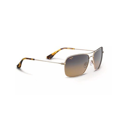 Wiki Wiki Polarized Sunglasses Gold Frame HCL Bronze Lens