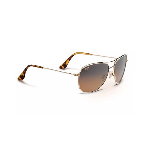 Cliff House Polarized Sunglasses Gold Frame HCL Bronze Lens