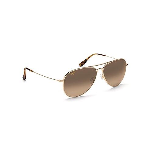 Mavericks Polarized Sunglasses Gold Frame HCL Bronze Lens