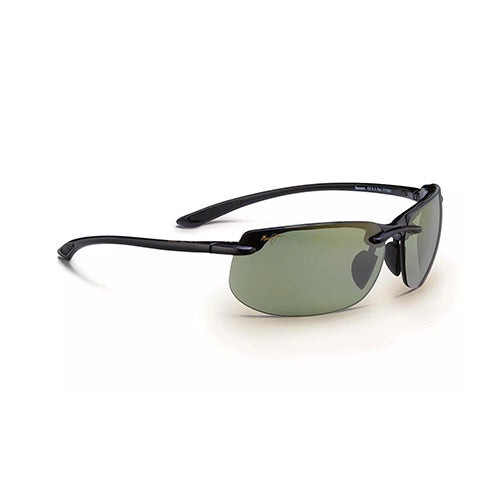 Banyans Polarized Sunglasses Gloss Black Frame Maui HT Lens