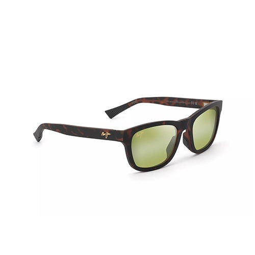 Kapi'i Polarized Sunglasses  Matte Dark Havana Frame  Maui HT Lens