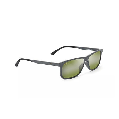 Pulama Polarized Sunglasses Dark Gray Frame Maui HT Lens
