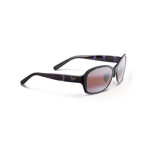 Koki Beach Polarized Sunglasses Purple Tortoise Frame Maui Rose Lens