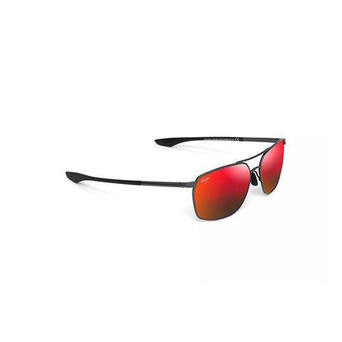 Pu'u Kukui Polarized Sunglasses  Dark Gunmetal Frame  Hawaii Lava Lens