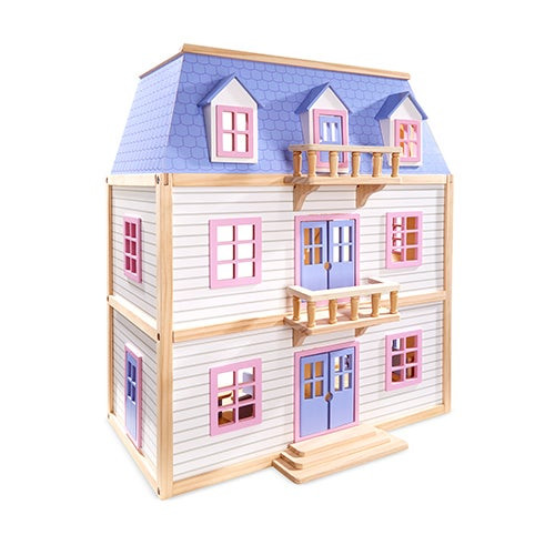 Multi-Level Wood Dollhouse Ages 3+ Years