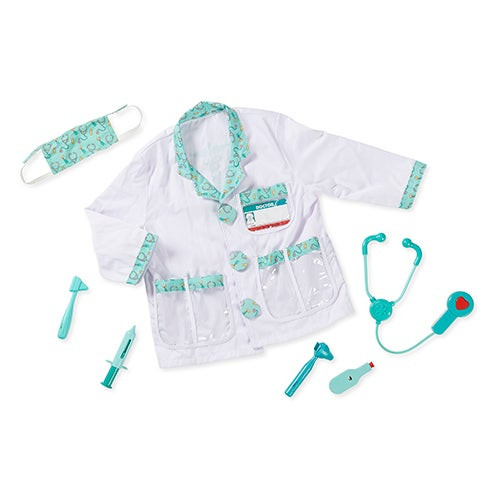 Doctor Role Play Costume Set Ages 3-8 Years