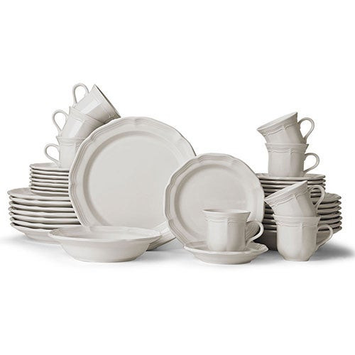 French Countryside 40pc Stoneware Dinnerware Set