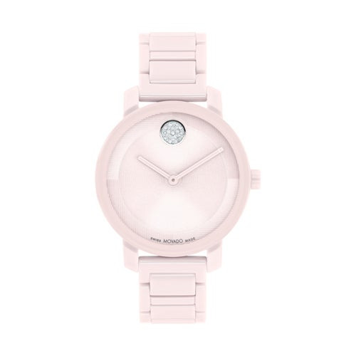 Ladies Bold Evolution 2.0 Blush Pink Ceramic Watch Blush Dial