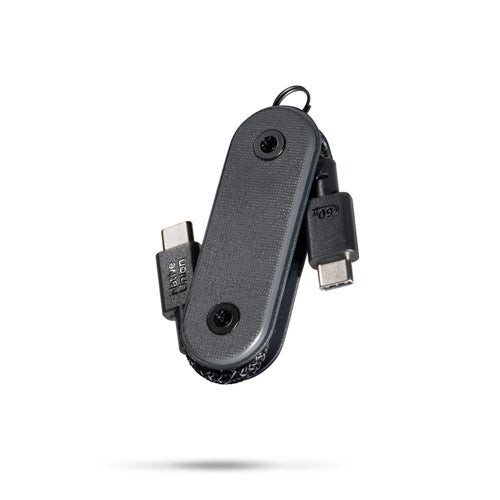 Pocket Cable Portable USB-C to USB-C Cable Black