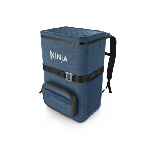 FrostVault Go 36 Can Backpack Soft Cooler Lakeshore Blue