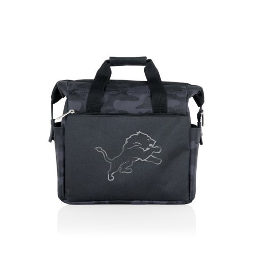 On The Go Lunch Bag Cooler - Detroit Lions Black Camo