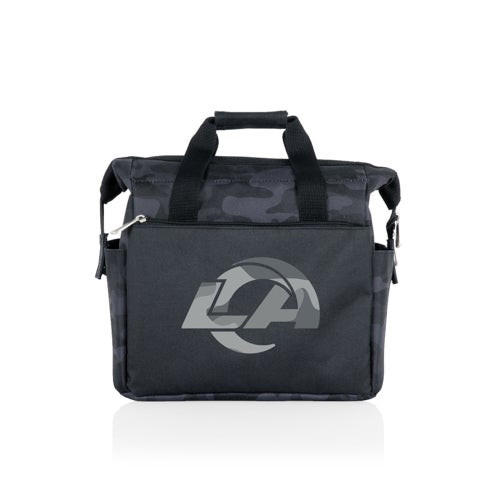 On The Go Lunch Bag Cooler - Los Angeles Rams Black Camo
