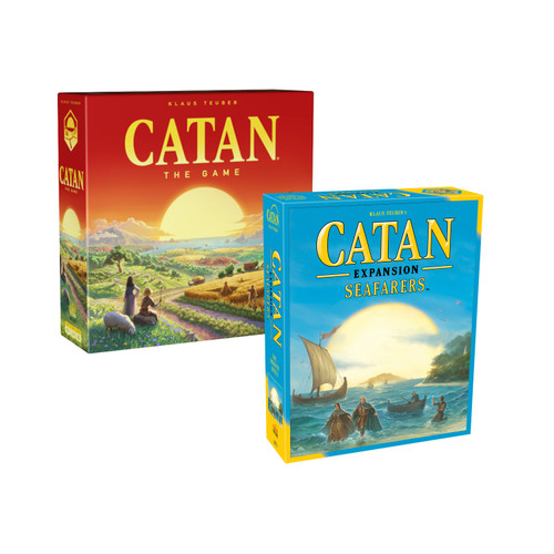 Catan w/ Seafarers Expansion Pack Bundle Ages 10+ Years