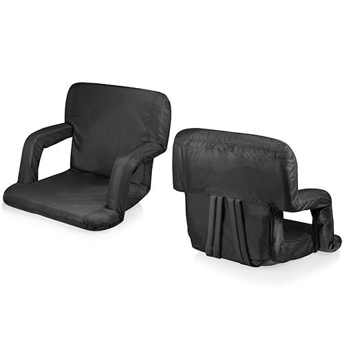 Ventura Portable Reclining Stadium Seat Black - Set of 2