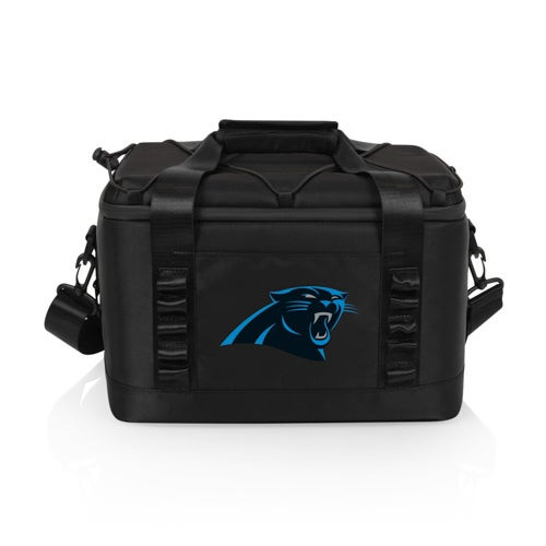 Tarana Superthick Recycled Cooler - NFL Carolina Panthers Black