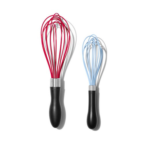 Good Grips 2pc Silicone Whisk Set