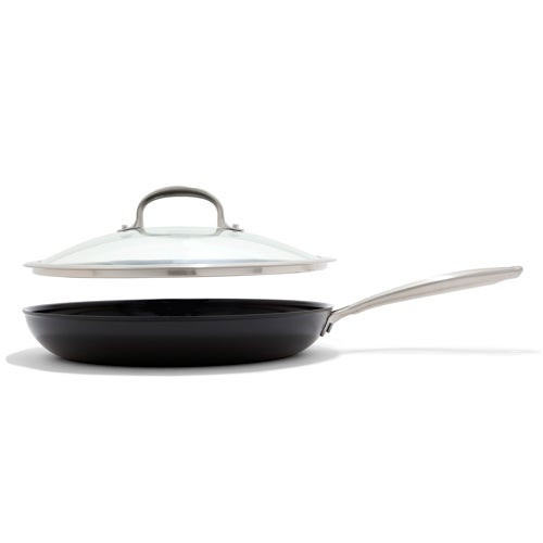 Enhanced 12" Ceramic Nonstick Frypan w/ Lid
