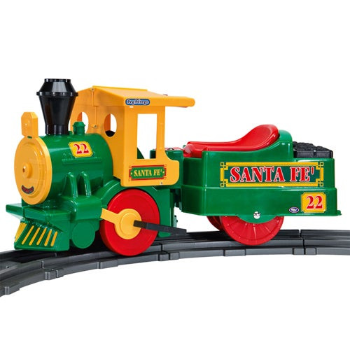 Santa Fe Train 6V Ride-On Green